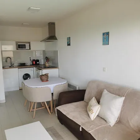 Les Pins 2 Pieces Vue Mer Piscine Parking * אנטיב